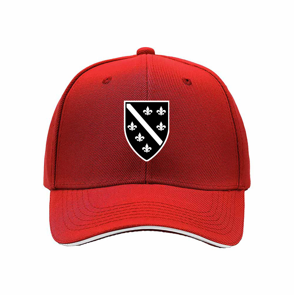 Black Baseball Cap with Fleur de Lis Crest Design for Men and Women - Image 6