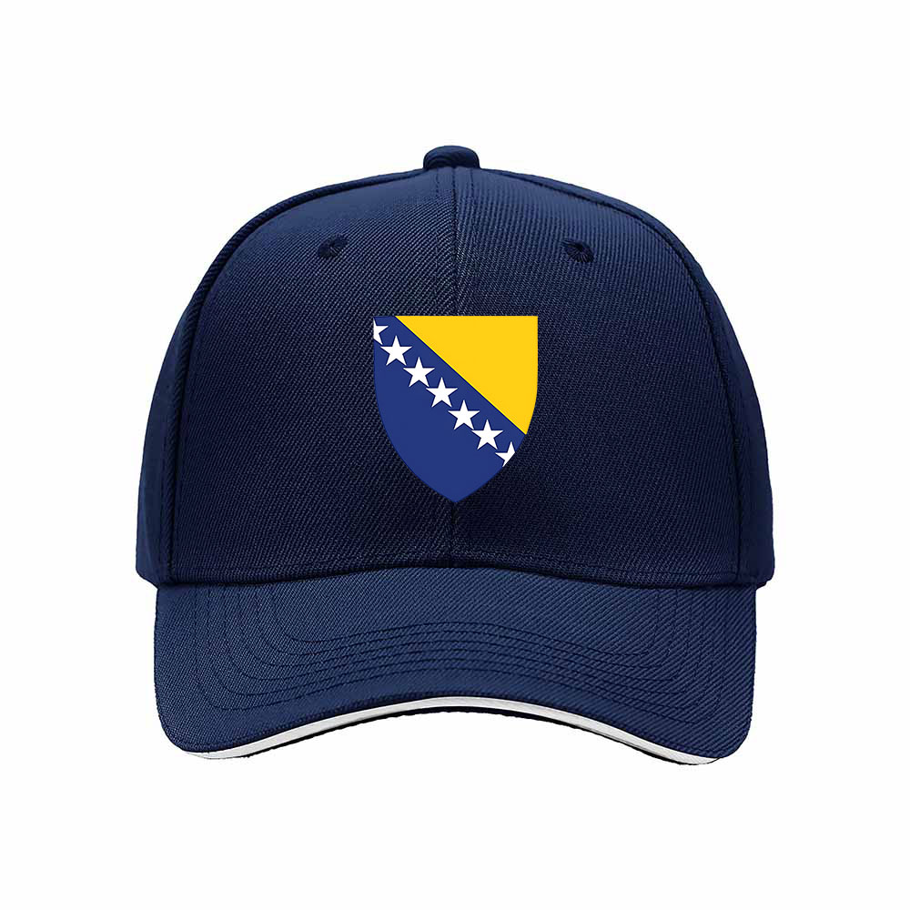 Bosnia Herzegovina Flag Cap Men's Women's Baseball Hat Gift - Image 2