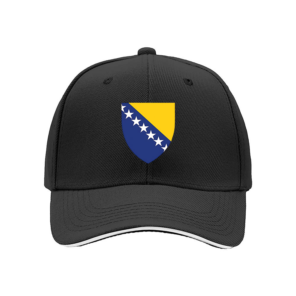 Bosnia Herzegovina Flag Cap Men's Women's Baseball Hat Gift - Image 3