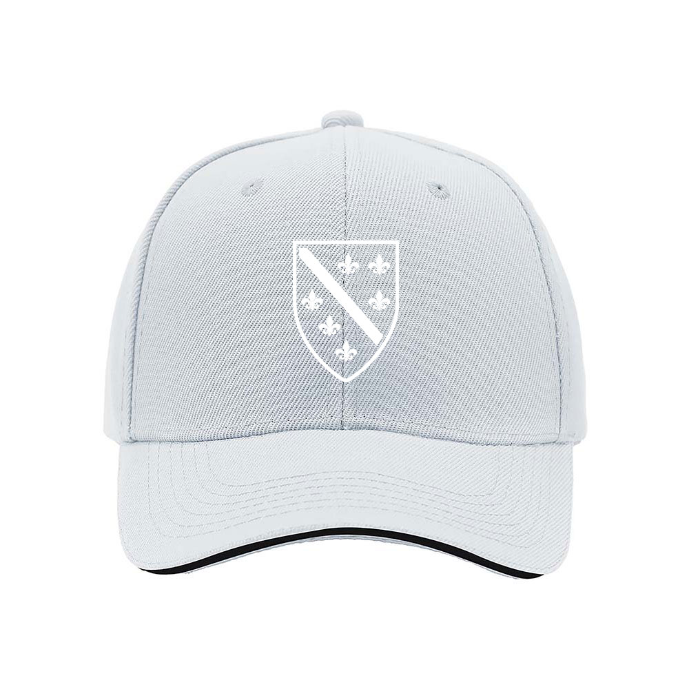 Black Baseball Cap with Fleur de Lis Shield Design for Men Women Casual Gift - Image 5