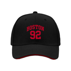 Boston 92 Men's Baseball Cap Red Embroidery Gift Hat