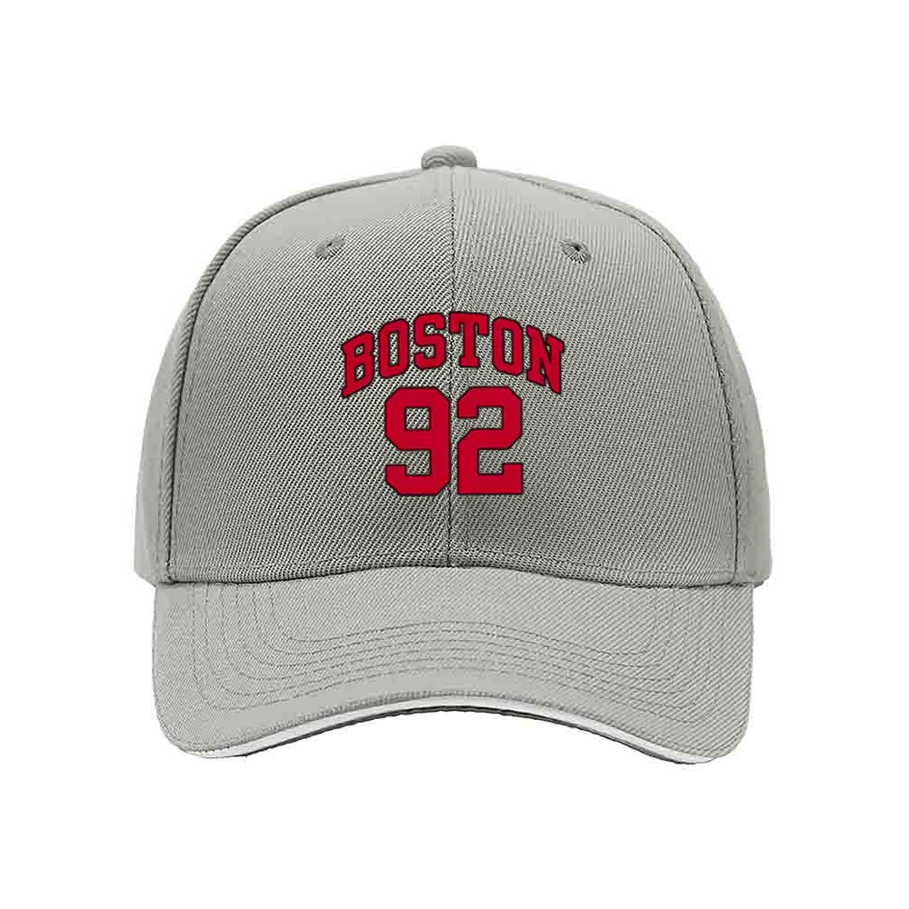 Boston 92 Men's Baseball Cap Red Embroidery Gift Hat - Image 7