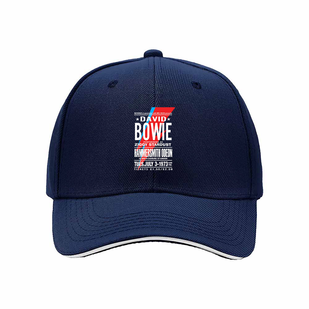 David Bowie Ziggy Stardust Concert Baseball Cap Men's Women's Gift Hat - Image 2