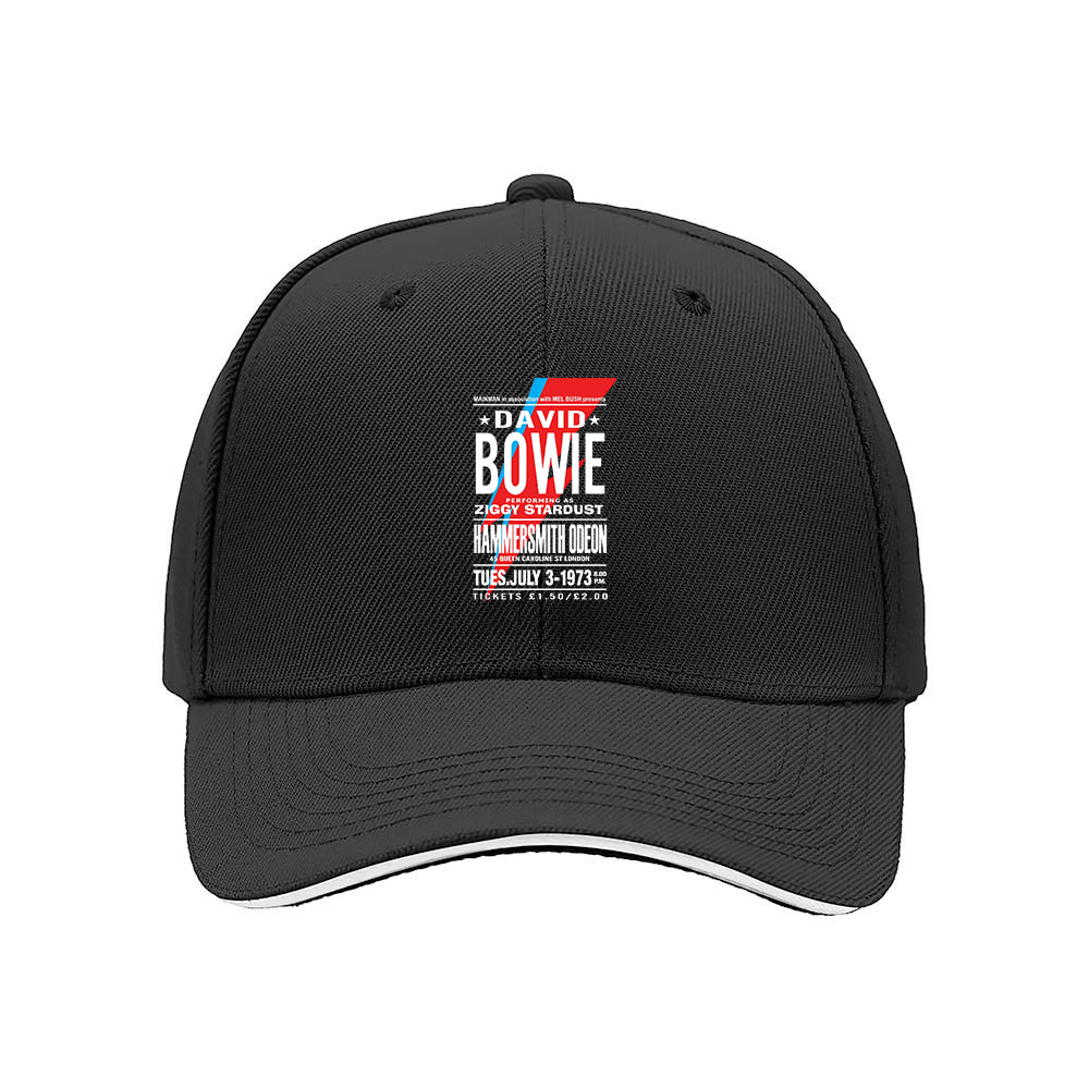David Bowie Ziggy Stardust Concert Baseball Cap Men's Women's Gift Hat - Image 3