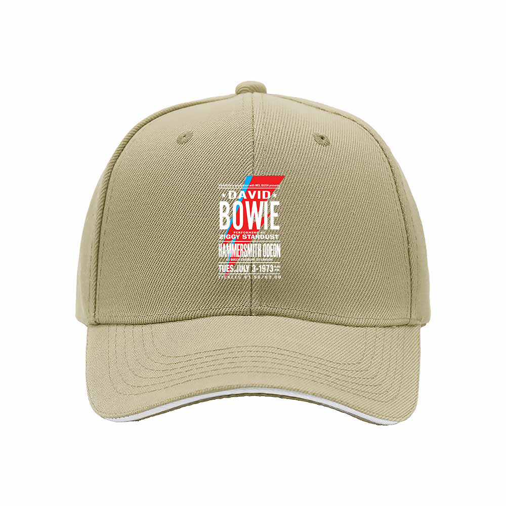 David Bowie Ziggy Stardust Concert Baseball Cap Men's Women's Gift Hat - Image 4