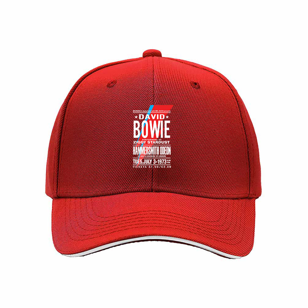 David Bowie Ziggy Stardust Concert Baseball Cap Men's Women's Gift Hat - Image 6