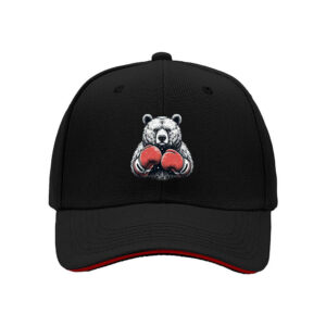Bear Boxing Gloves Baseball Cap Men's Women's Gift Sport Hat