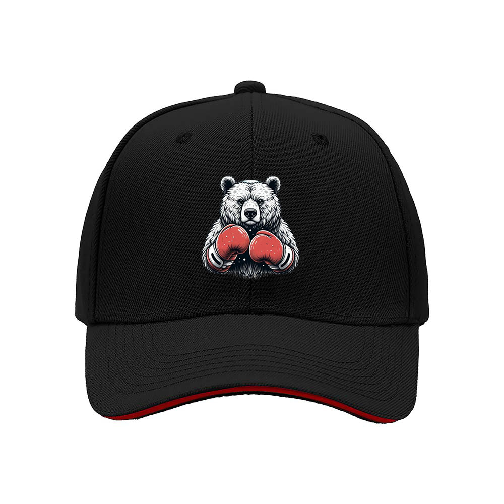 Bear Boxing Gloves Baseball Cap Men's Women's Gift Sport Hat