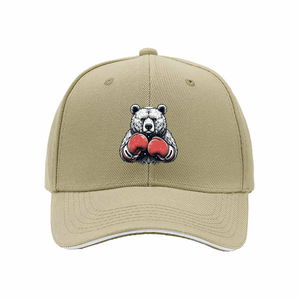 Bear Boxing Gloves Baseball Cap Men's Women's Gift Sport Hat - Image 4