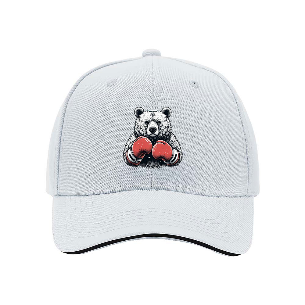 Bear Boxing Gloves Baseball Cap Men's Women's Gift Sport Hat - Image 5