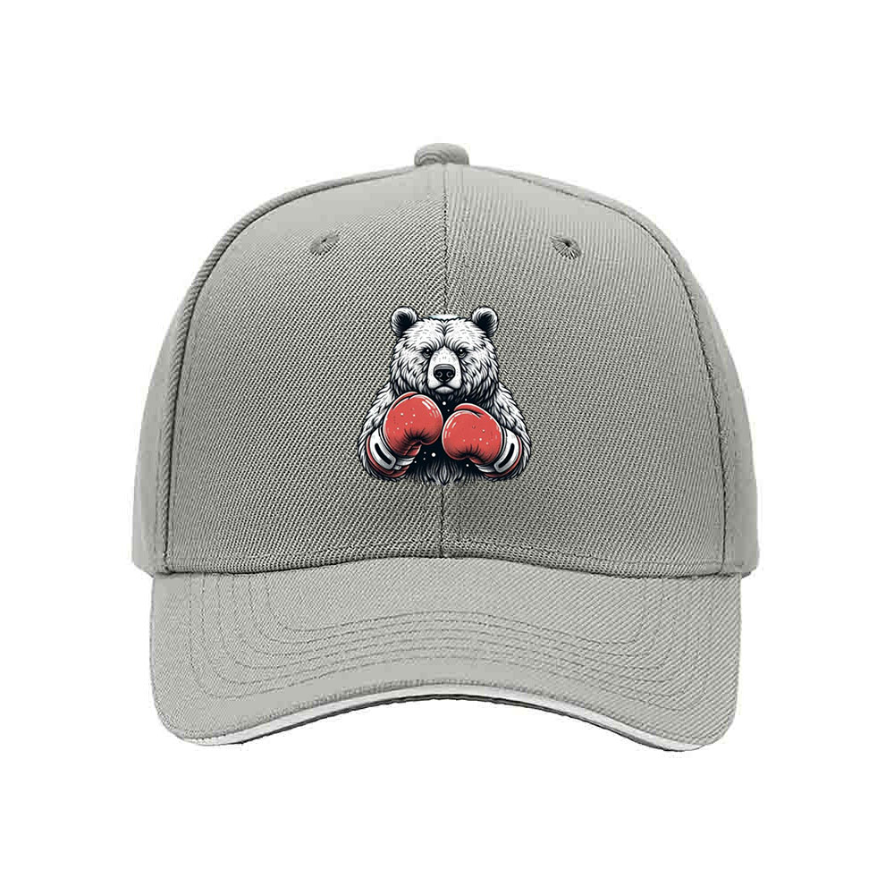Bear Boxing Gloves Baseball Cap Men's Women's Gift Sport Hat - Image 7