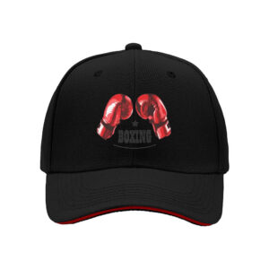 Red Boxing Gloves Print Men's Baseball Cap Sport Gift Hat
