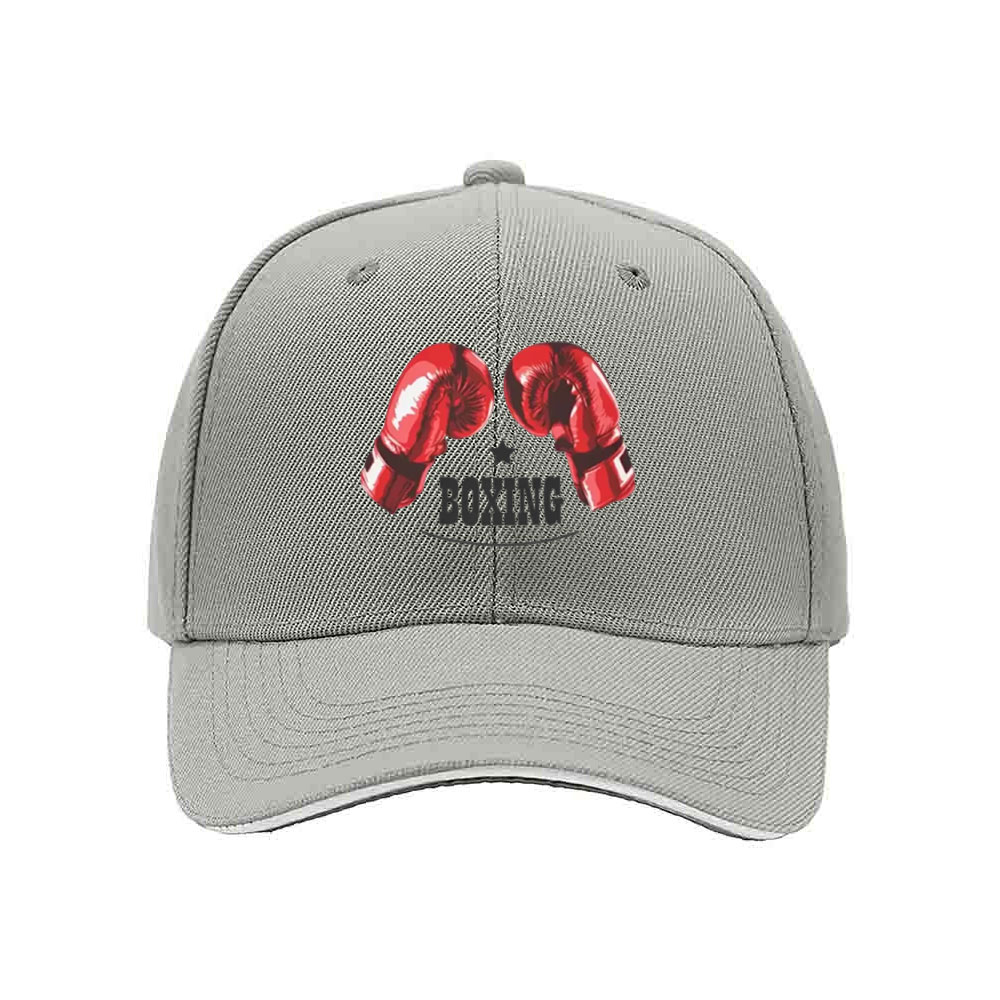 Red Boxing Gloves Print Men's Baseball Cap Sport Gift Hat - Image 7