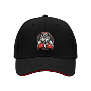 Wolf Boxing Gloves Men's Baseball Cap Gift for Sports Fans