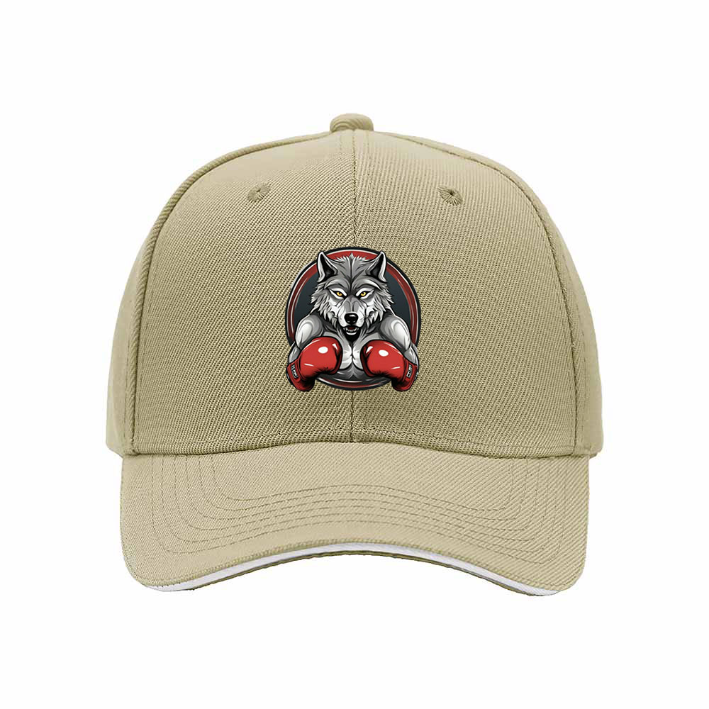 Wolf Boxing Gloves Men's Baseball Cap Gift for Sports Fans - Image 4