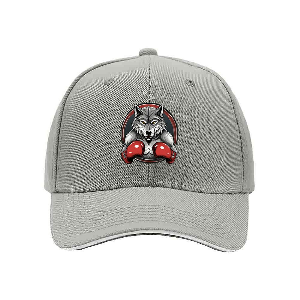 Wolf Boxing Gloves Men's Baseball Cap Gift for Sports Fans - Image 7