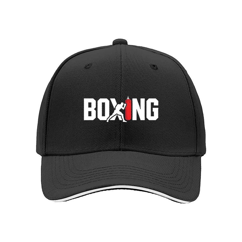 Boxing Gym Logo Men's Baseball Cap Sport Gift Hat - Image 3