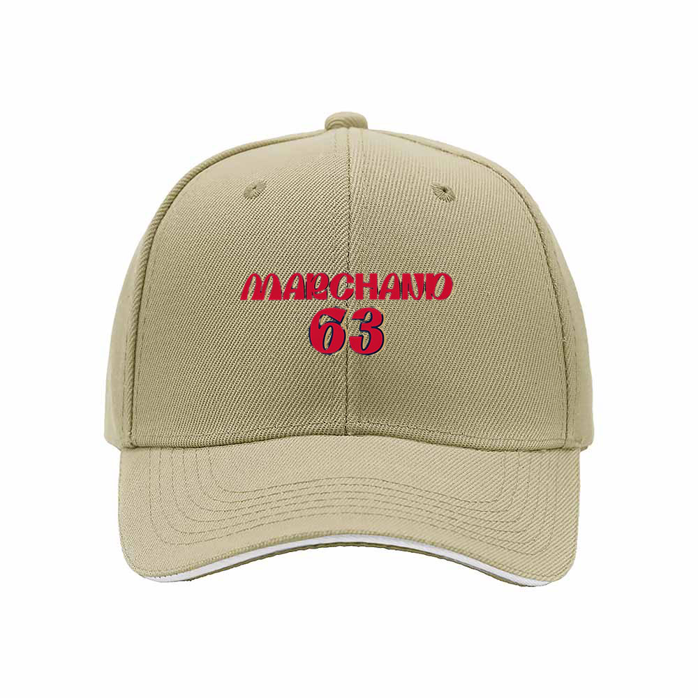 Marchand 63 Men's Baseball Cap Red Embroidery Sports Gift - Image 4