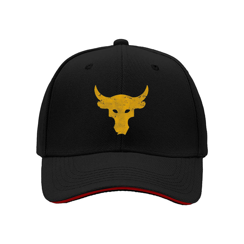 Black Bull Head Logo Baseball Cap Men's Women's Gift Style