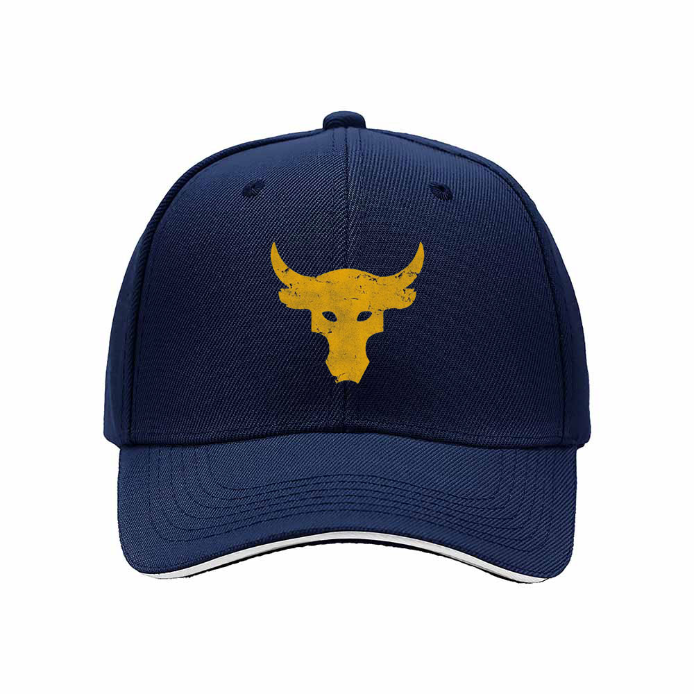 Black Bull Head Logo Baseball Cap Men's Women's Gift Style - Image 2