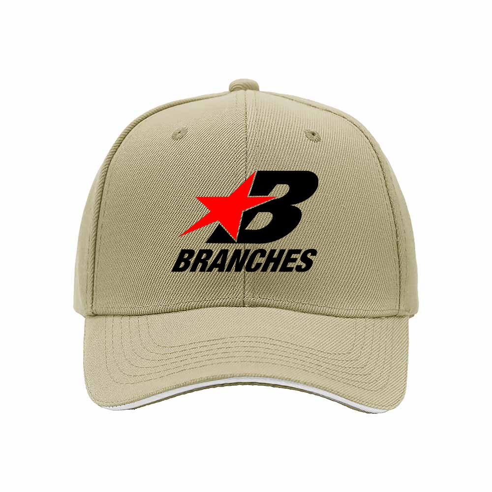Black Baseball Cap with Red Star Logo Branches Brand Men's Women's Hat Gift for Sports Fans - Image 4