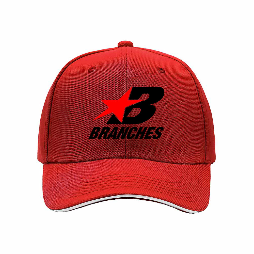 Black Baseball Cap with Red Star Logo Branches Brand Men's Women's Hat Gift for Sports Fans - Image 6