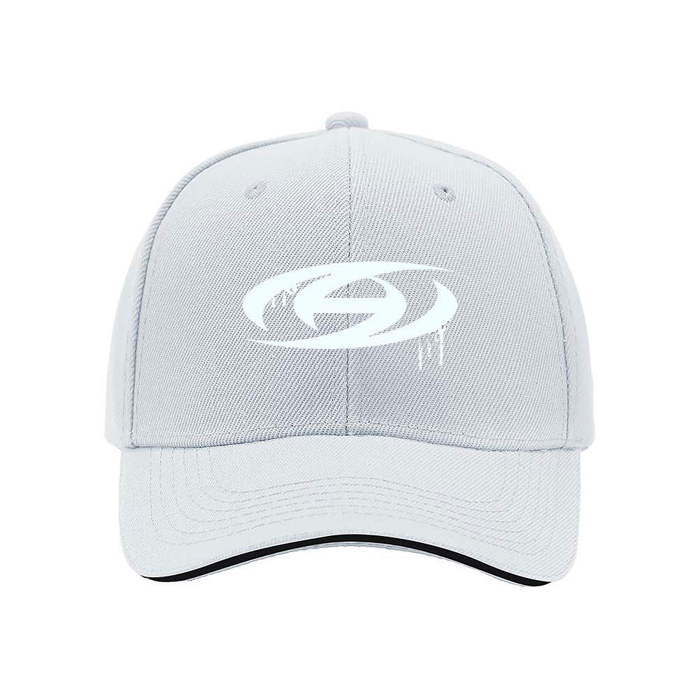 Black Baseball Cap with White Drip Logo Design for Men and Women Casual Gift Wear - Image 5