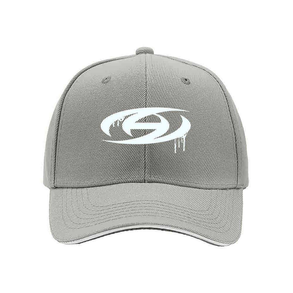 Black Baseball Cap with White Drip Logo Design for Men and Women Casual Gift Wear - Image 7