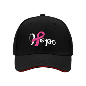 Pink Ribbon Hope Women's Baseball Cap Breast Cancer Awareness Gift