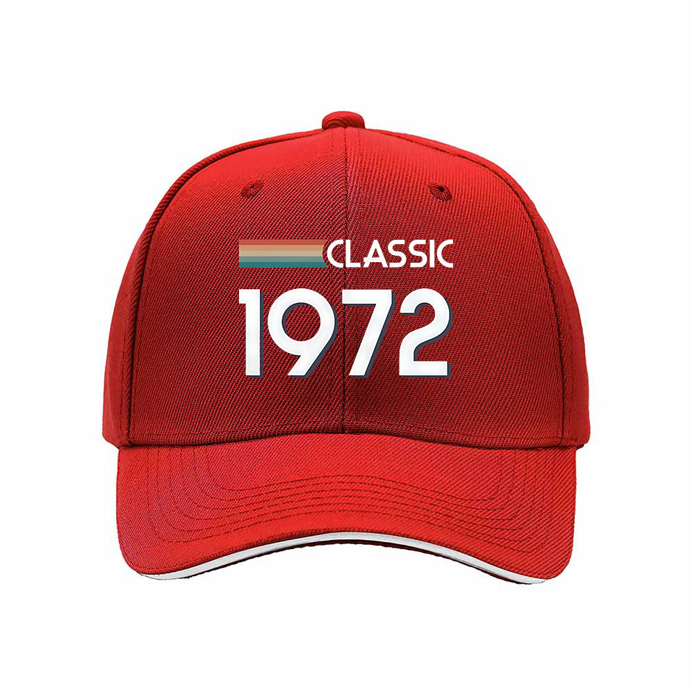 Classic 1972 Men's Baseball Cap Birthday Gift for Him Her - Image 6