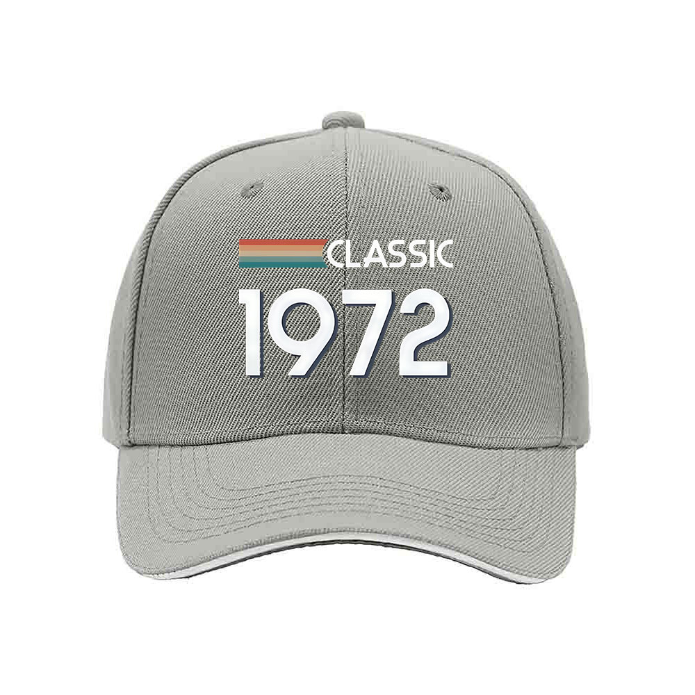 Classic 1972 Men's Baseball Cap Birthday Gift for Him Her - Image 7