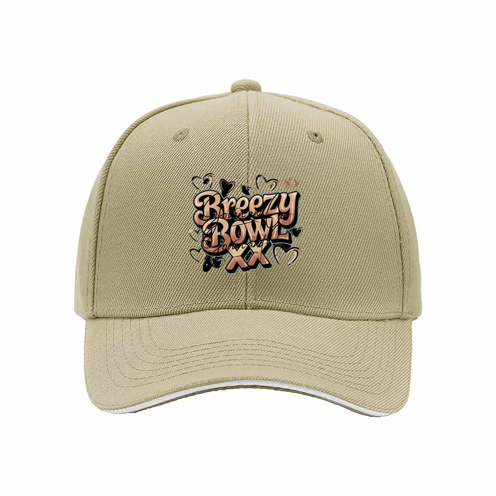 Breezy Bowl XX Men's Women's Baseball Cap Gift Fashion Hat - Image 4