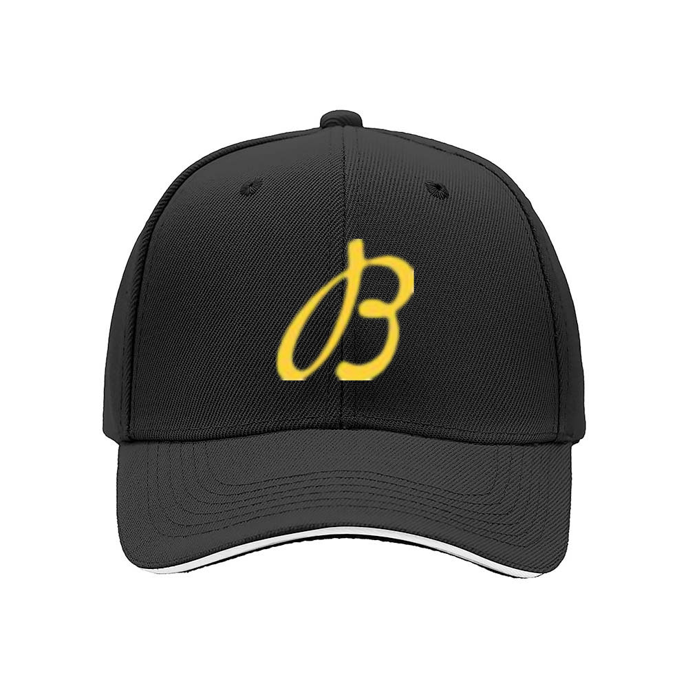 Black Baseball Cap with Yellow OB Logo for Men Women Casual Gift Wear - Image 3