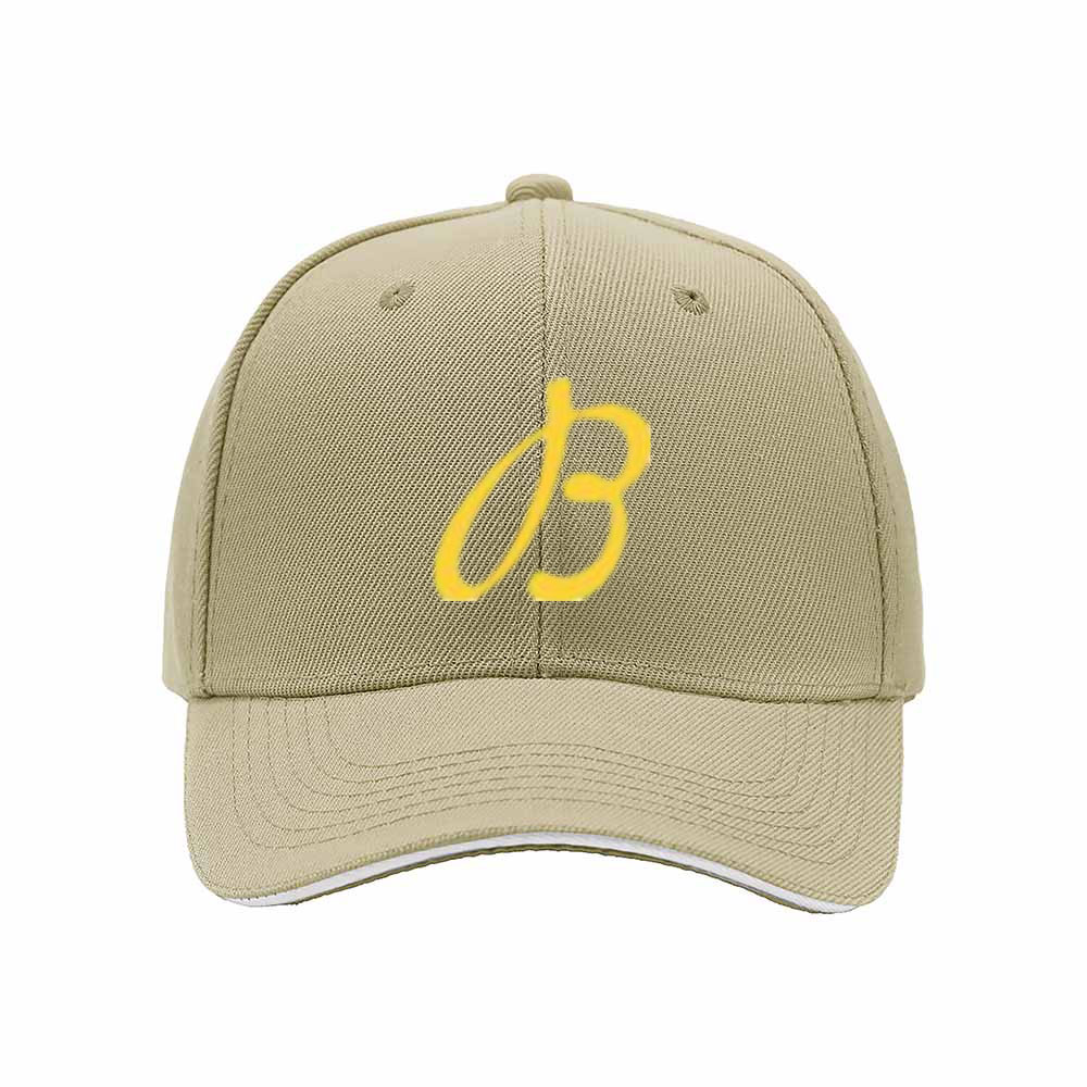 Black Baseball Cap with Yellow OB Logo for Men Women Casual Gift Wear - Image 4
