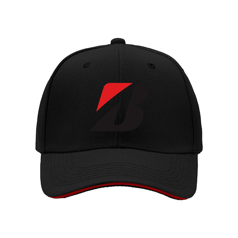 Black Baseball Cap with Red Logo Men's Women's Sport Hat Gift for Outdoor Activities