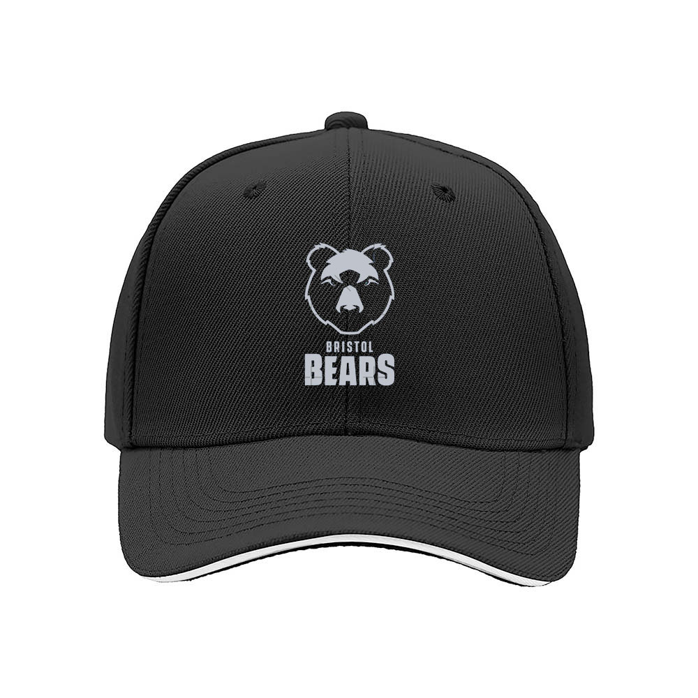 Bristol Bears Logo Baseball Cap Men's Women's Gift Hat - Image 3