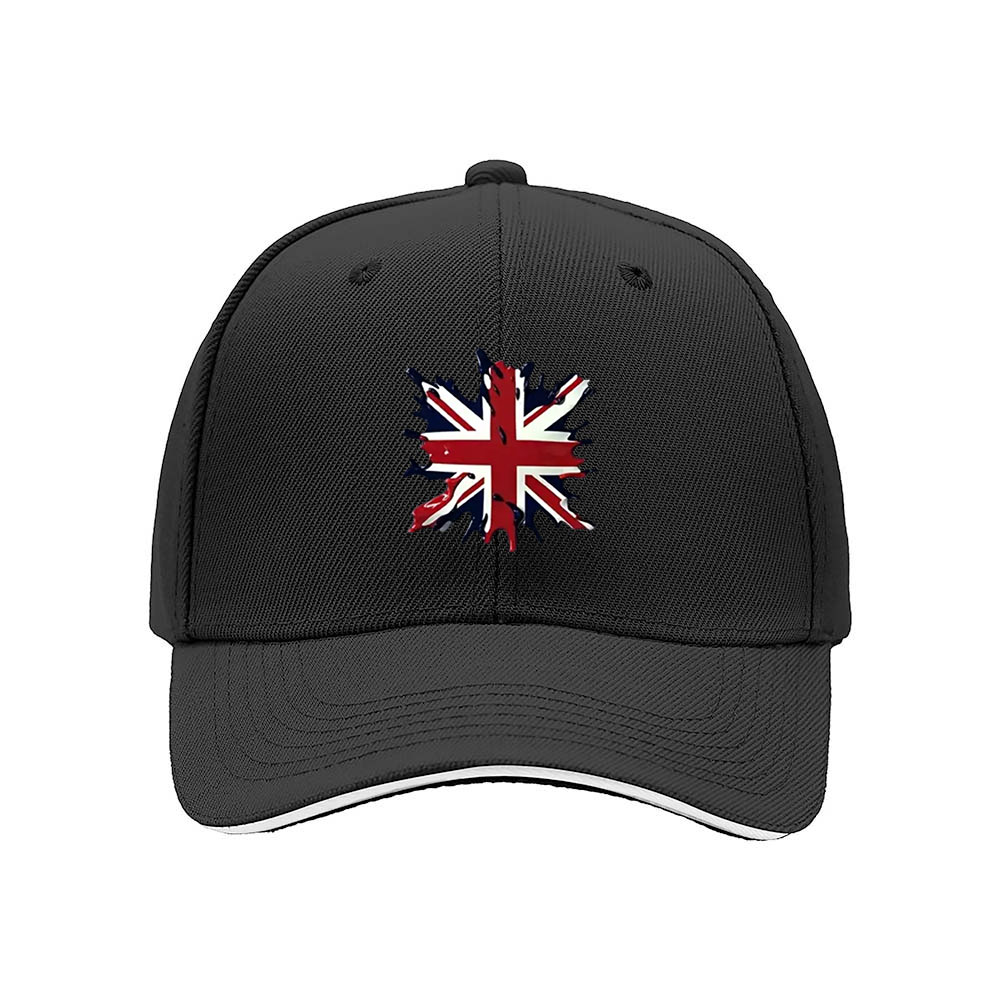 British Flag Print Baseball Cap for Men and Women Casual Gift Hat - Image 3