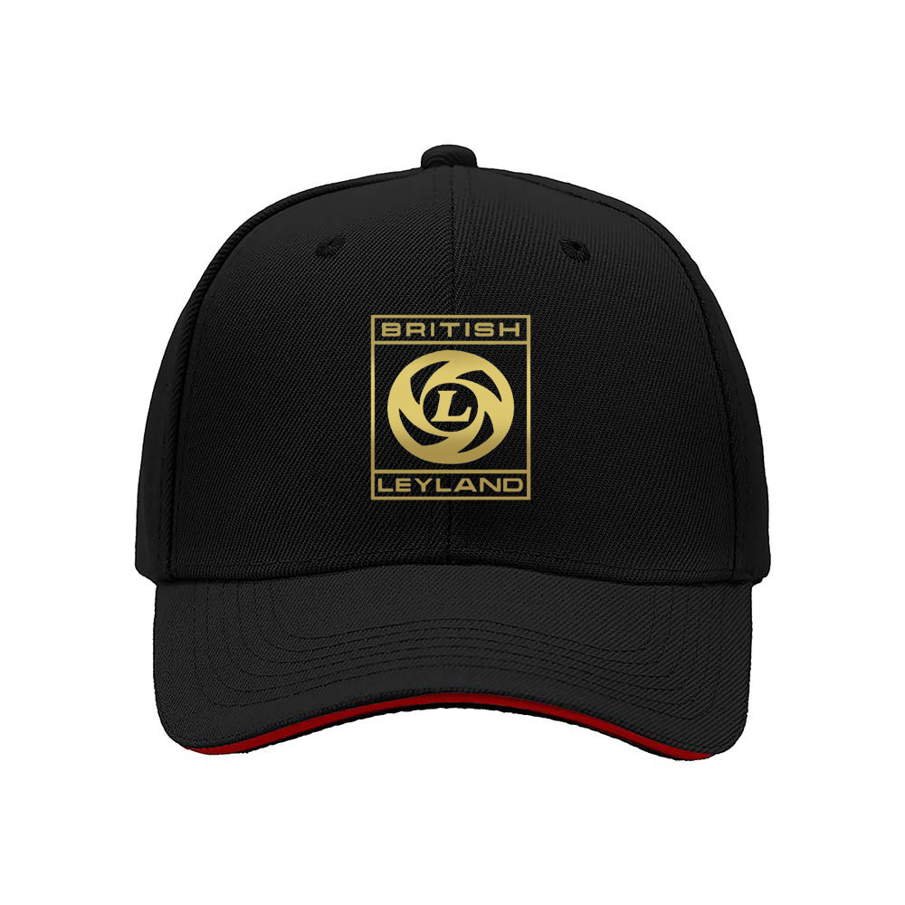 British Leyland Logo Men's Baseball Cap Classic Black Gold Design Gift