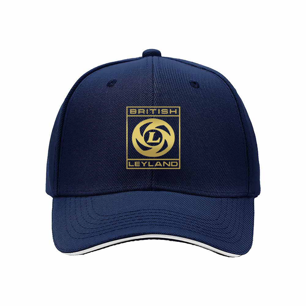 British Leyland Logo Men's Baseball Cap Classic Black Gold Design Gift - Image 2