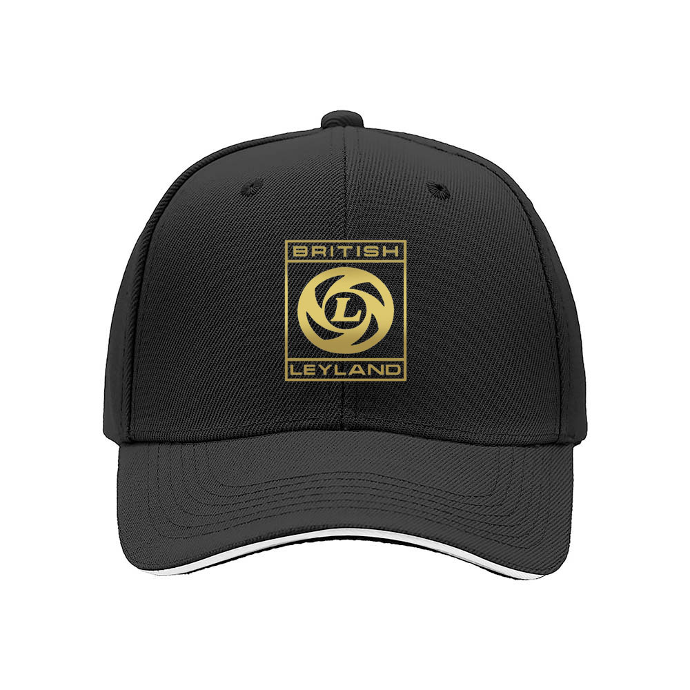 British Leyland Logo Men's Baseball Cap Classic Black Gold Design Gift - Image 3
