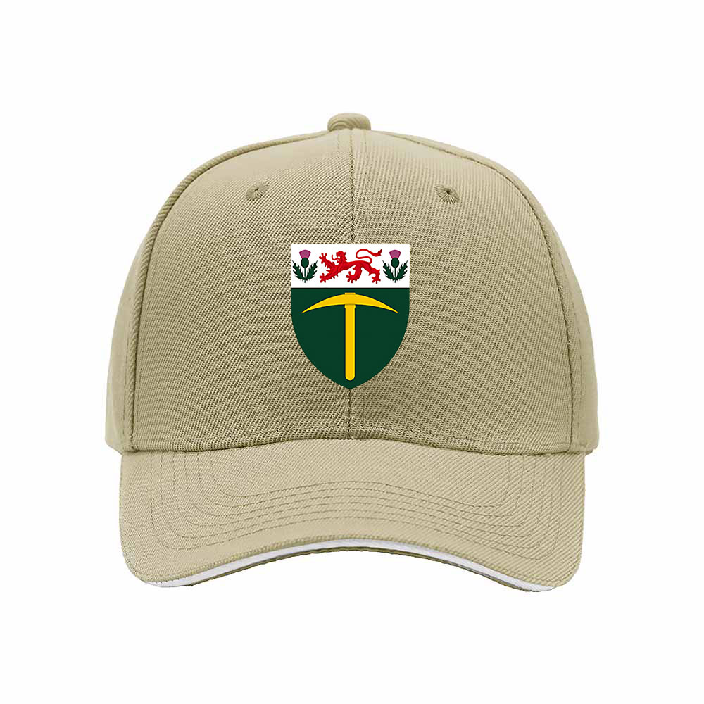 Black Baseball Cap with Tynemouth Crest Design for Men and Women Gift Wear - Image 4