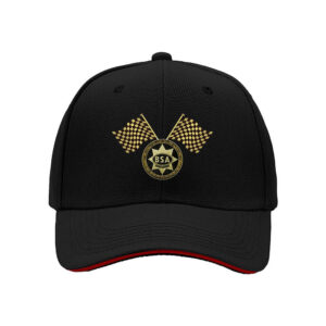 BSA Checkered Flag Baseball Cap Men Women Racing Gift Hat