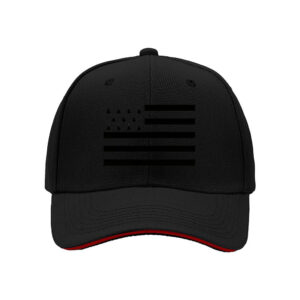 Black USA Flag Baseball Cap Men's Women's Outdoor Gift Hat