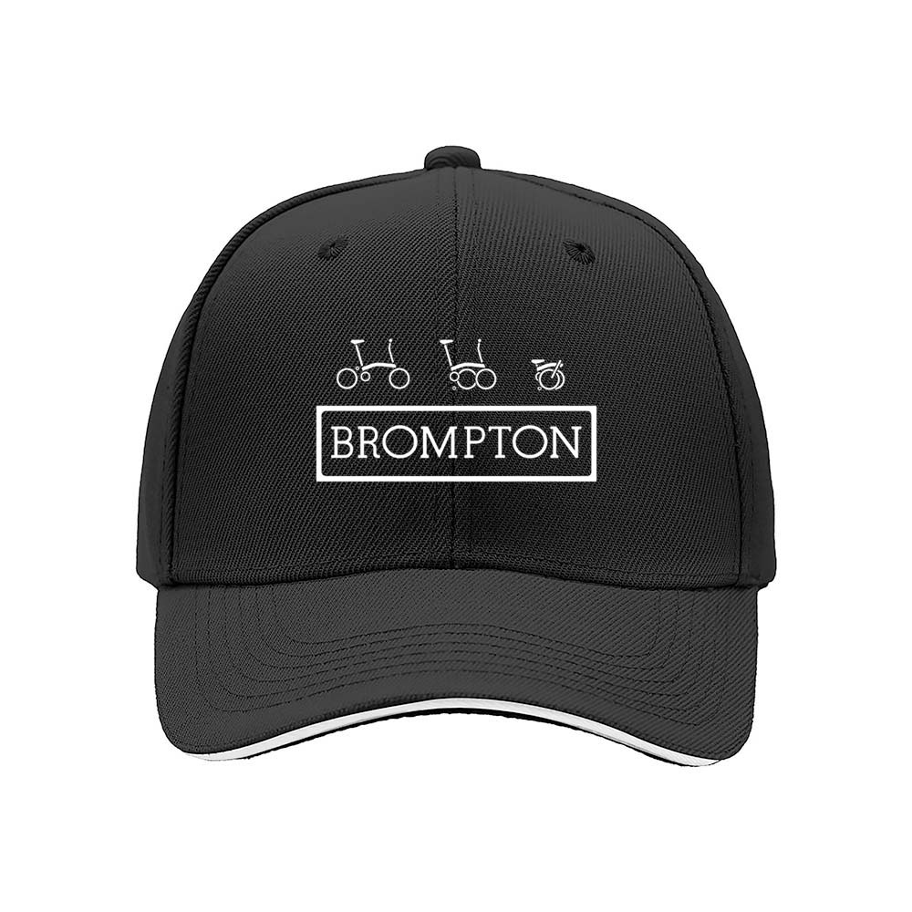 Brompton Bike Logo Men's Baseball Cap Gift for Cyclists - Image 3