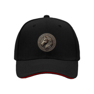 Horse Emblem Men's Baseball Cap Gift for Equestrian Fans