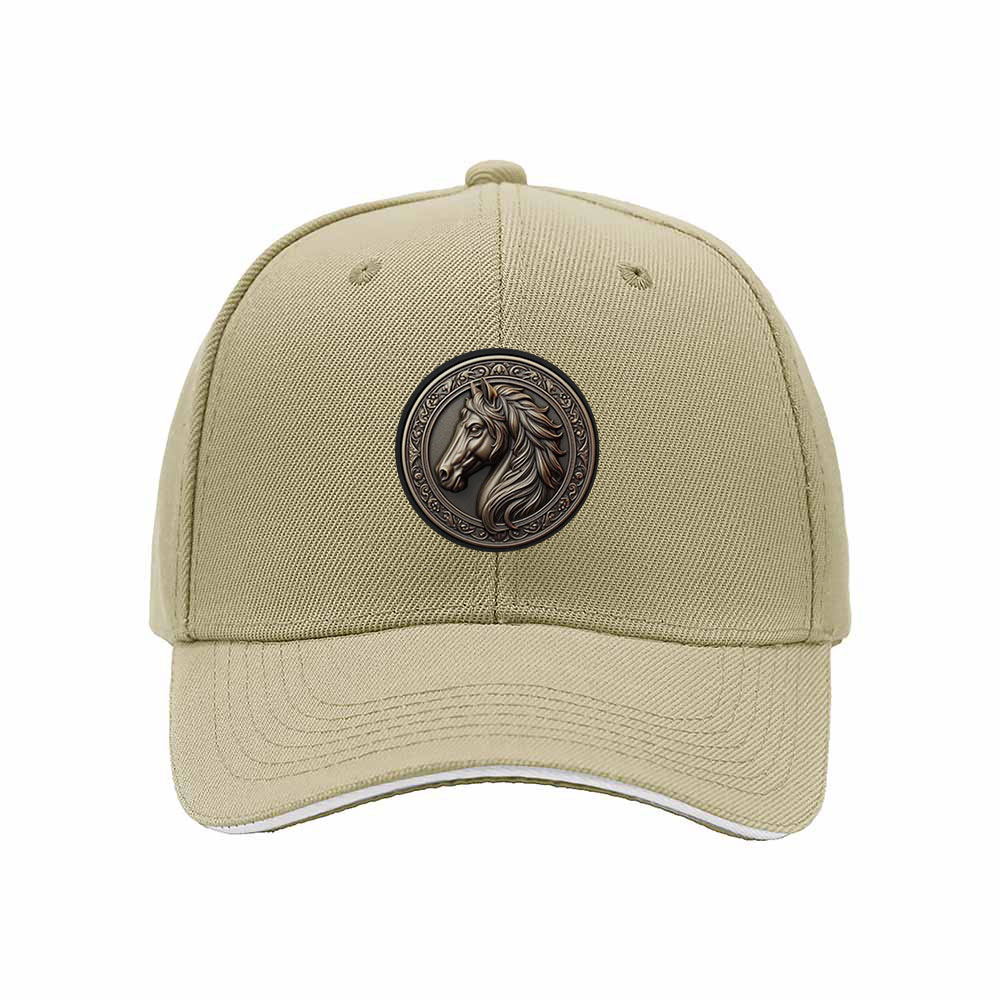 Horse Emblem Men's Baseball Cap Gift for Equestrian Fans - Image 4