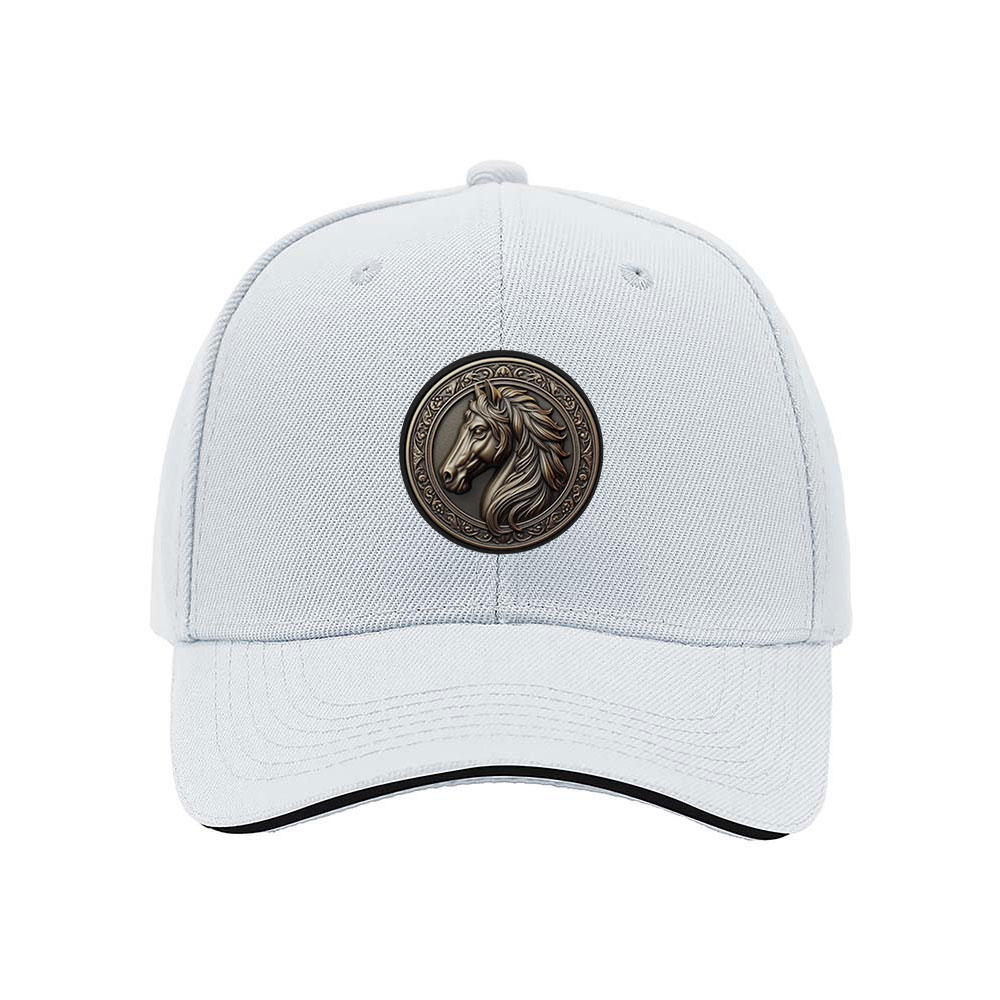 Horse Emblem Men's Baseball Cap Gift for Equestrian Fans - Image 5