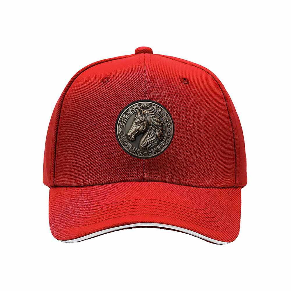 Horse Emblem Men's Baseball Cap Gift for Equestrian Fans - Image 6