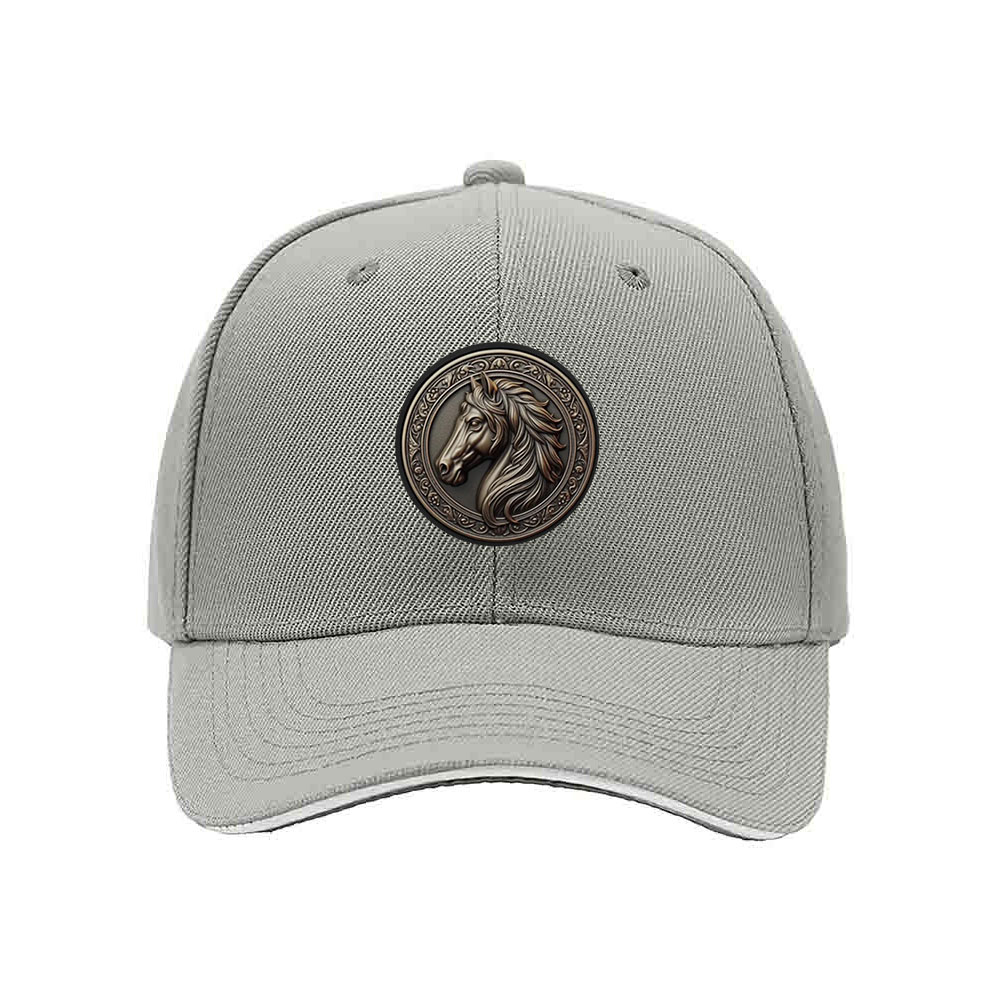 Horse Emblem Men's Baseball Cap Gift for Equestrian Fans - Image 7