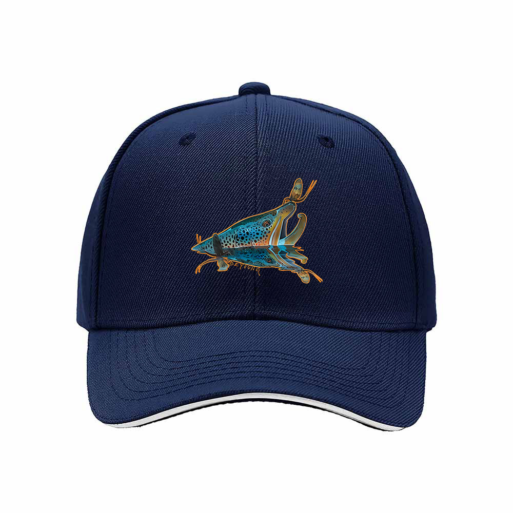 Men's Baseball Cap Trout Fishing Design Gift Hat - Image 2